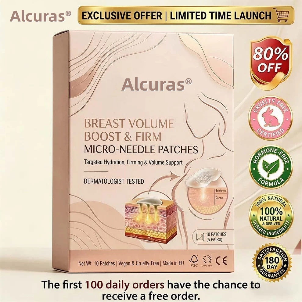 Alcuras® Targeted Breast Enhancement Advanced Nano Microneedle Patch