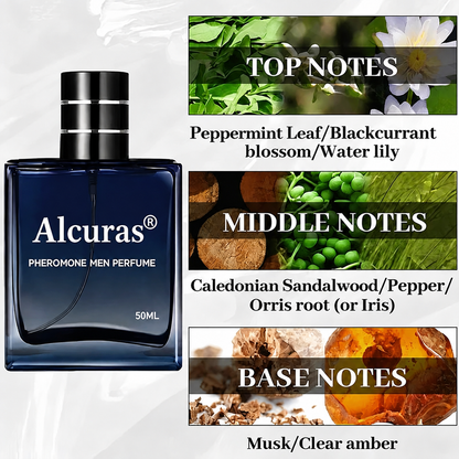 Alcuras®  Pheromone Perfume | Boost Personal Charm for First Date & Social Occasions Long Lasting Scent