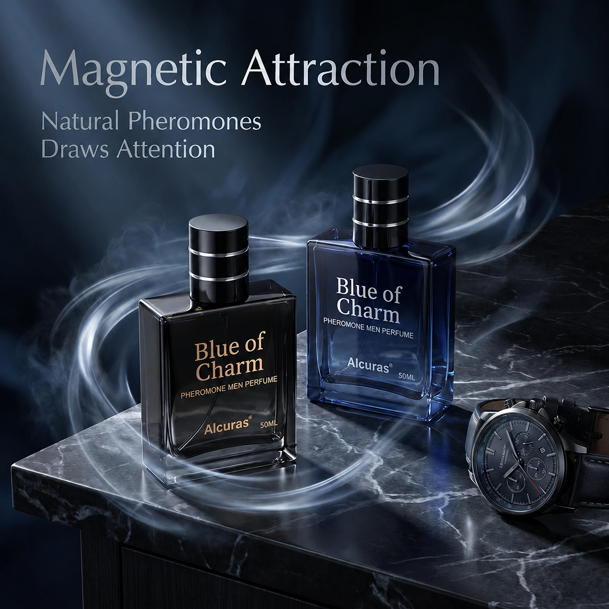 Alcuras®  Pheromone Perfume | Boost Personal Charm for First Date & Social Occasions Long Lasting Scent