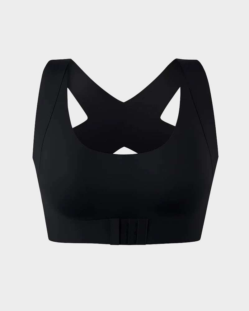 🔥Front Closure Cross-Back Wireless Posture Bra