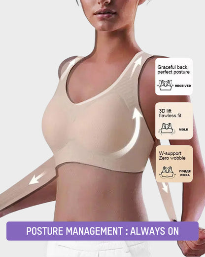 🔥Front Closure Cross-Back Wireless Posture Bra