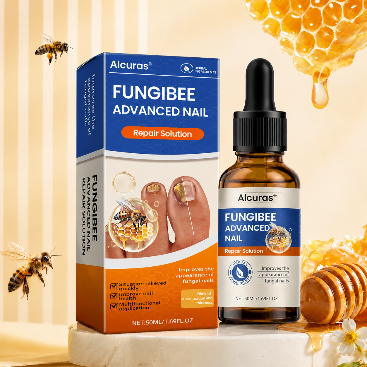 Alcuras® FungiBee Advanced Nail Repair Solution