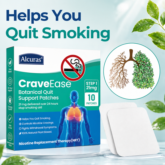 Alcuras® CraveEase Botanical Quit Support Patches