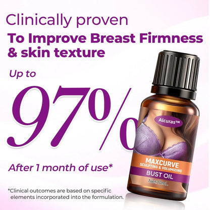 Alcuras™ MaxCurve Sculpting & Volumizing Bust Oil⚡⏱️Get Visible Lift & Fuller Curves in Just 21 Days