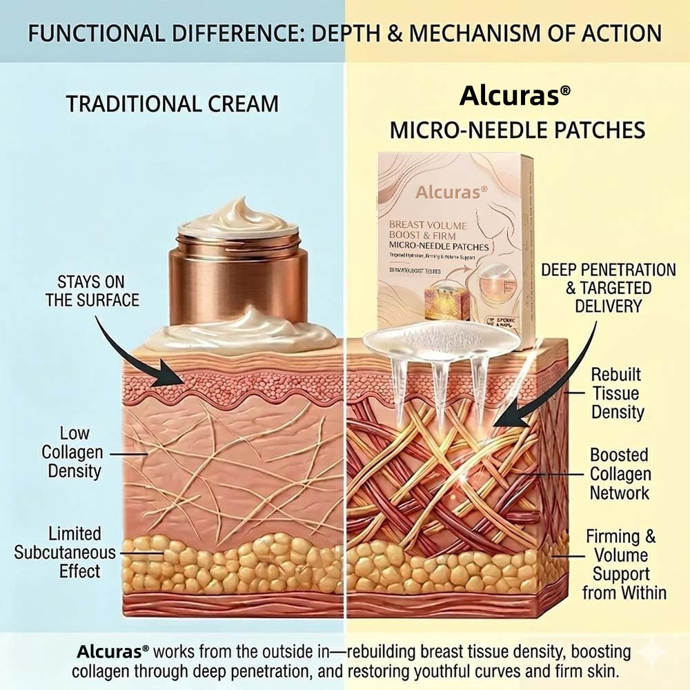 Alcuras® Targeted Breast Enhancement Advanced Nano Microneedle Patch