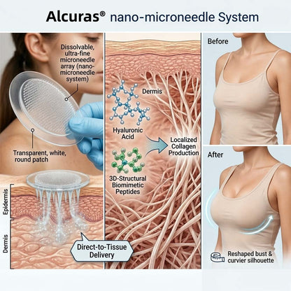 Alcuras® Targeted Breast Enhancement Advanced Nano Microneedle Patch