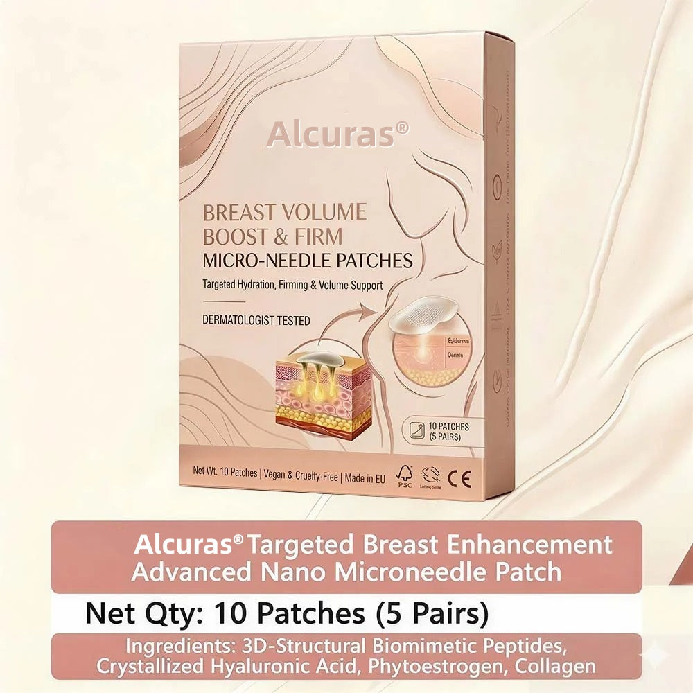 Alcuras® Targeted Breast Enhancement Advanced Nano Microneedle Patch